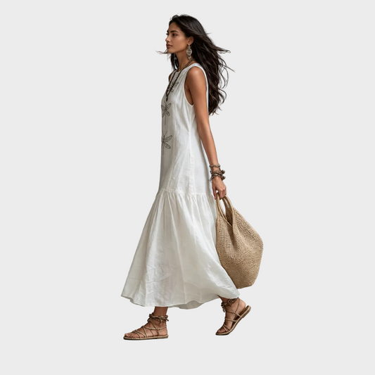 Lara – Elegantna Lanena Haljina
