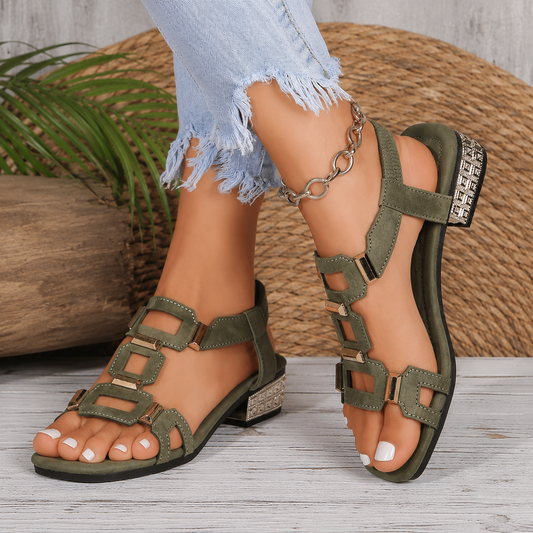 Lara – ortopedske sandale s elegantnom petom