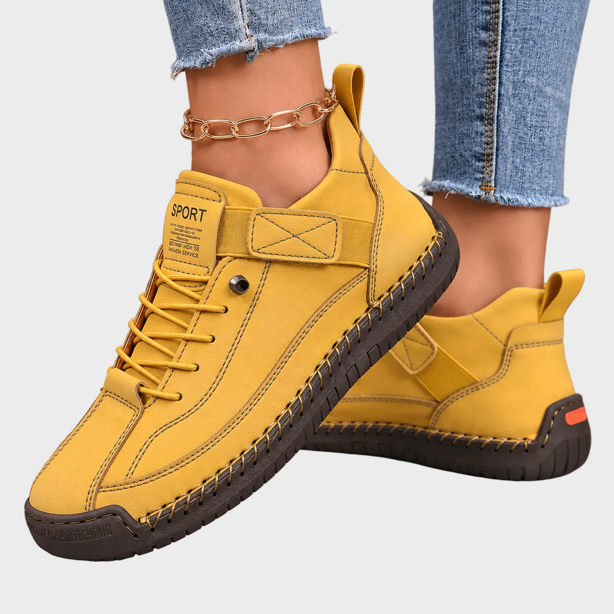 Mia orthopedic sneakers - yellow