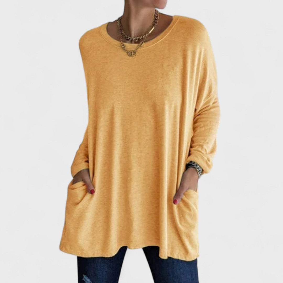 Moira – Ohlapen top s dugim rukavima