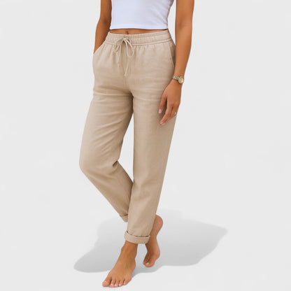 Klára – Lanene Stretch Hlače