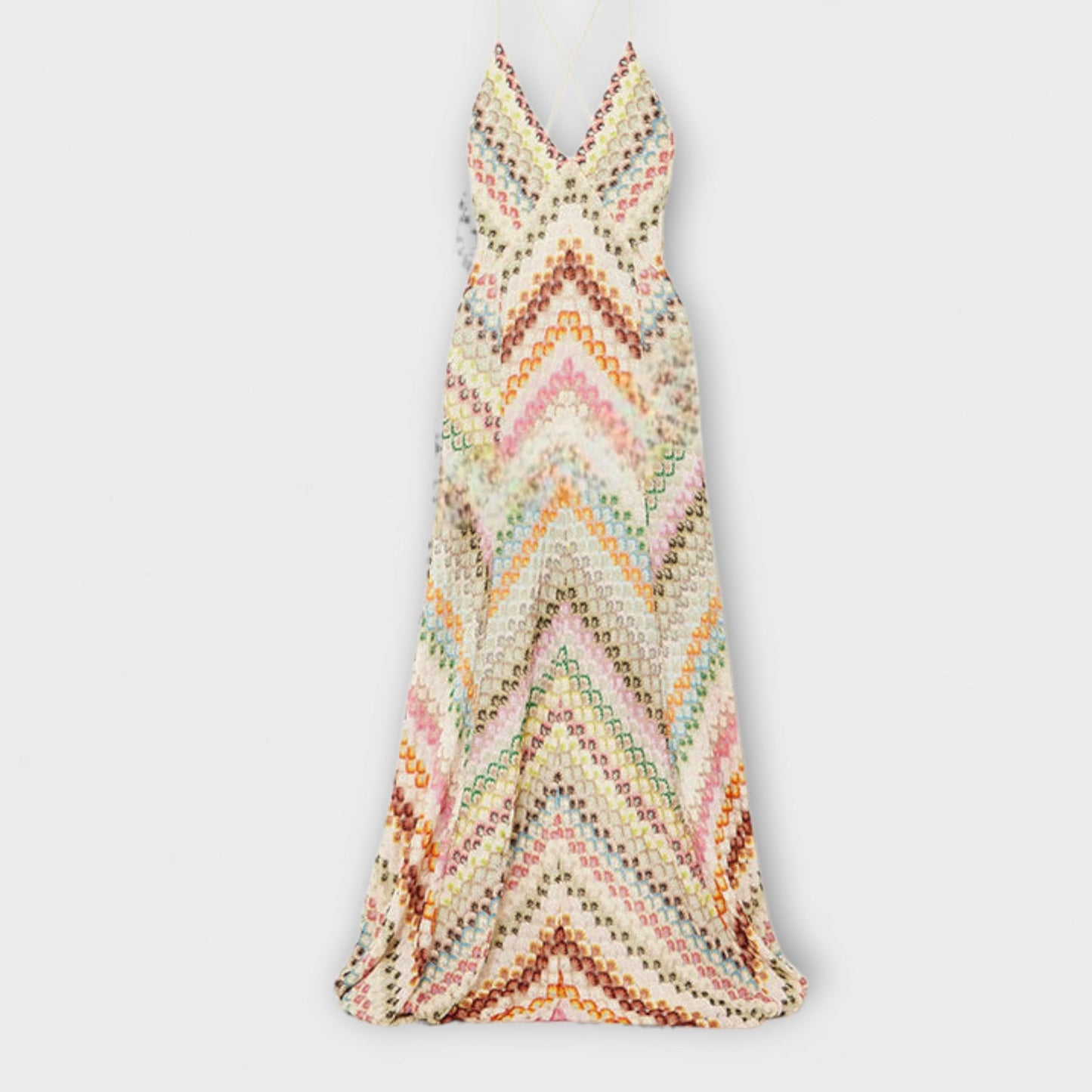 Remi - maxi haljina s barvitim herringbone s uzorkom od Missoni