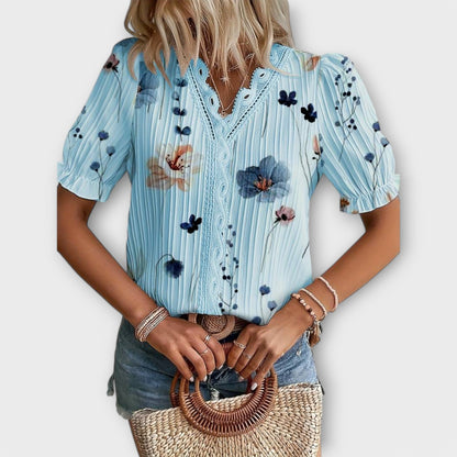 Emily - Moderna bluza s s U-izrezom