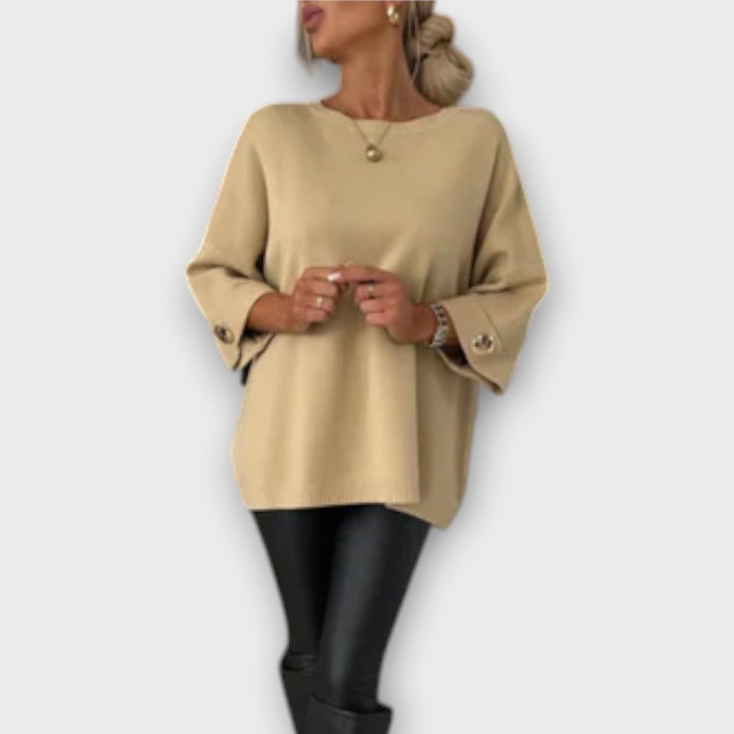 Isabella – Elegantna Pletena Bluza