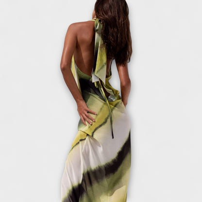 Klasične maxi haljine s gradientom i tie-dye