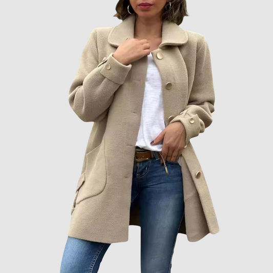 Martina - Klasičan oversized kaput s gumbima