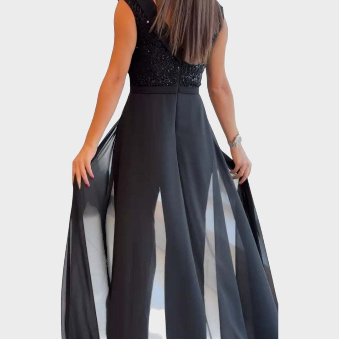 Lina - Elegantni Večerni Kombinezon