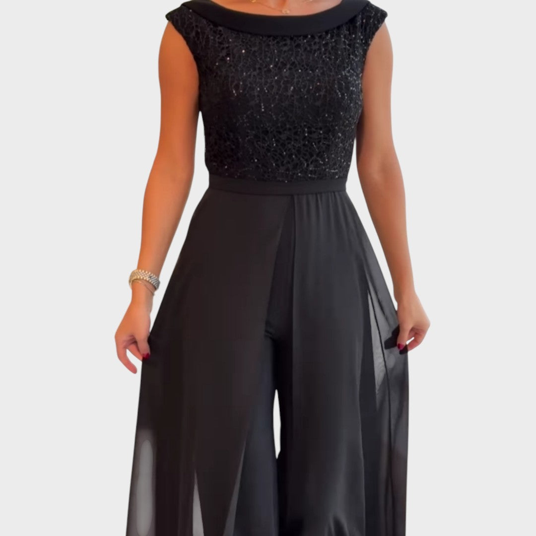 Lina - Elegantni Večerni Kombinezon