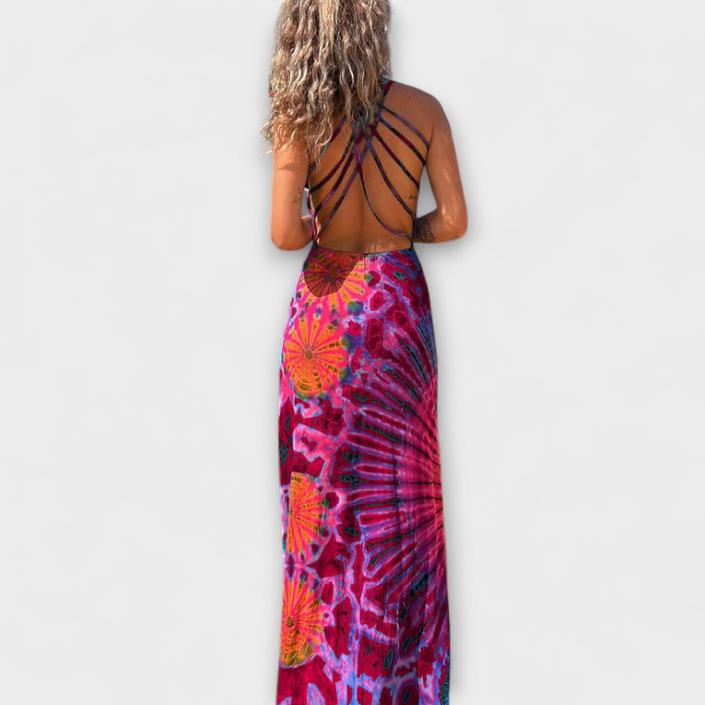 Ronja - La Bamba Tie-Dye Print maxi haljina