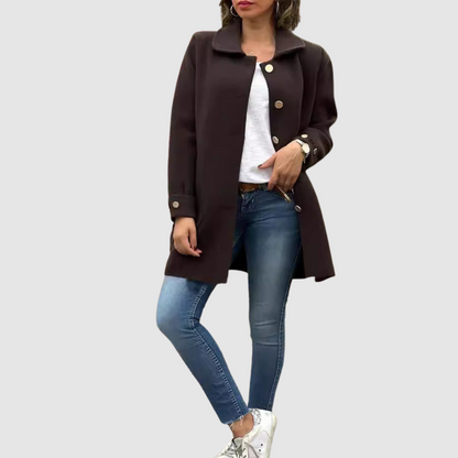 Martina - Klasičan oversized kaput s gumbima