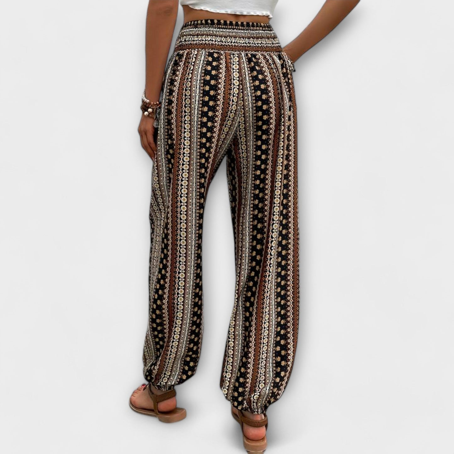Scarlett - Hlače s etničkim s uzorkom