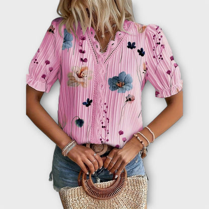 Emily - Moderna bluza s s U-izrezom