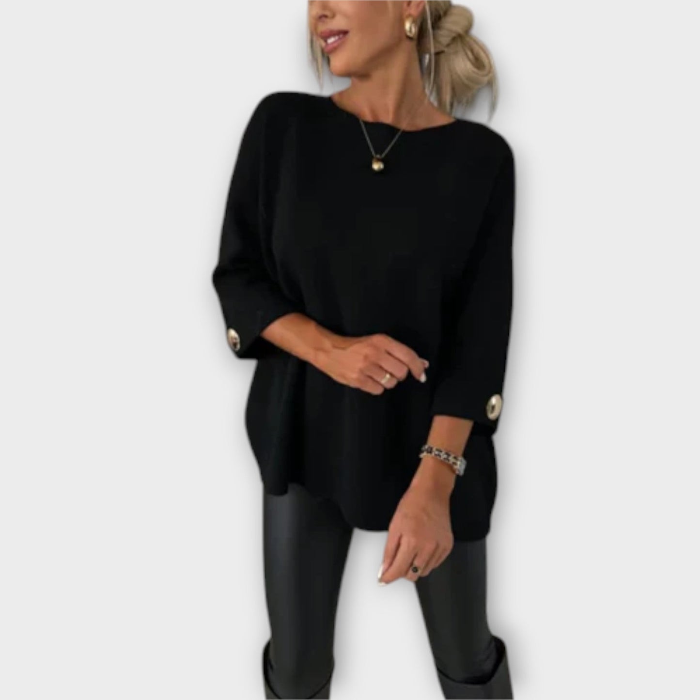 Isabella – Elegantna Pletena Bluza