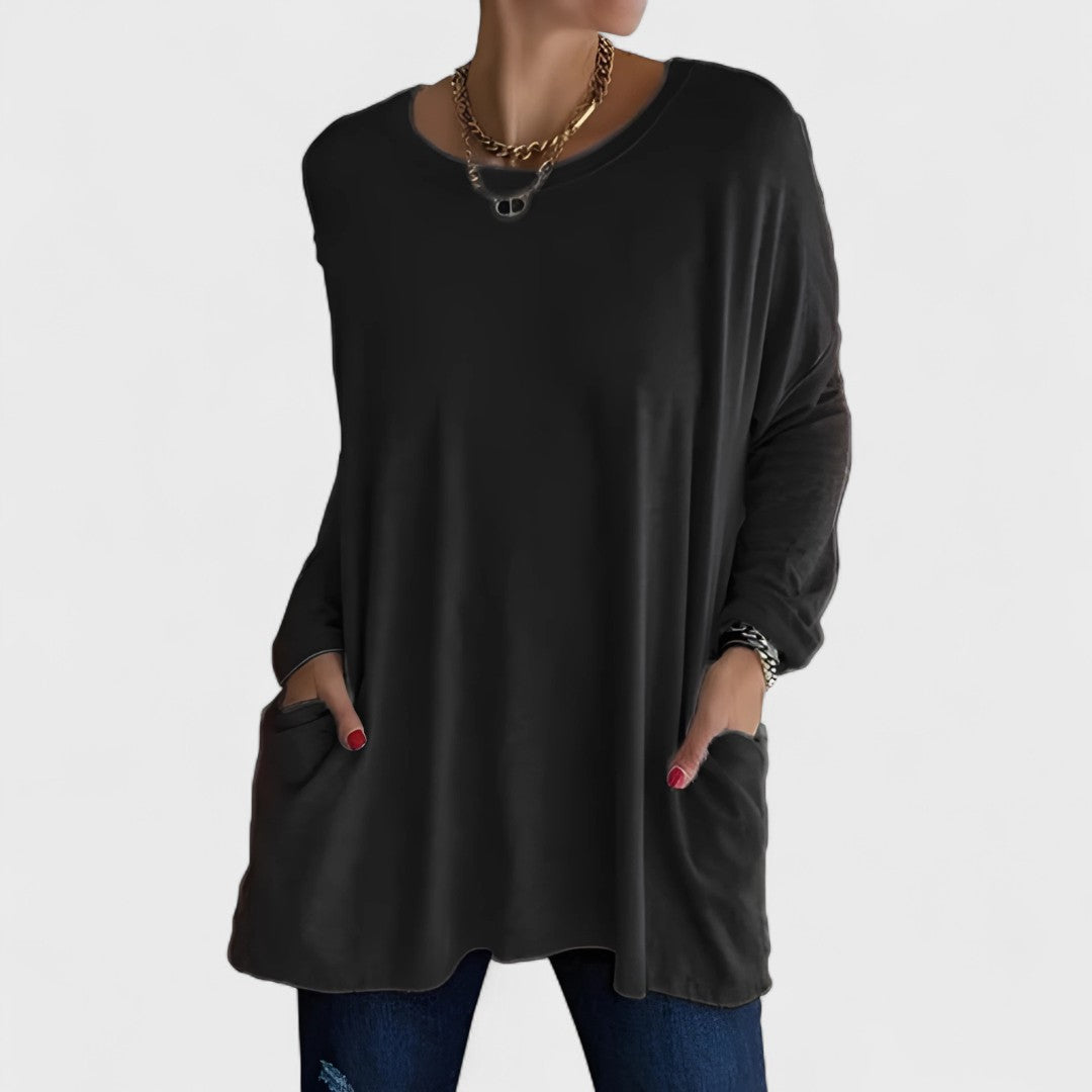 Moira – Ohlapen top s dugim rukavima