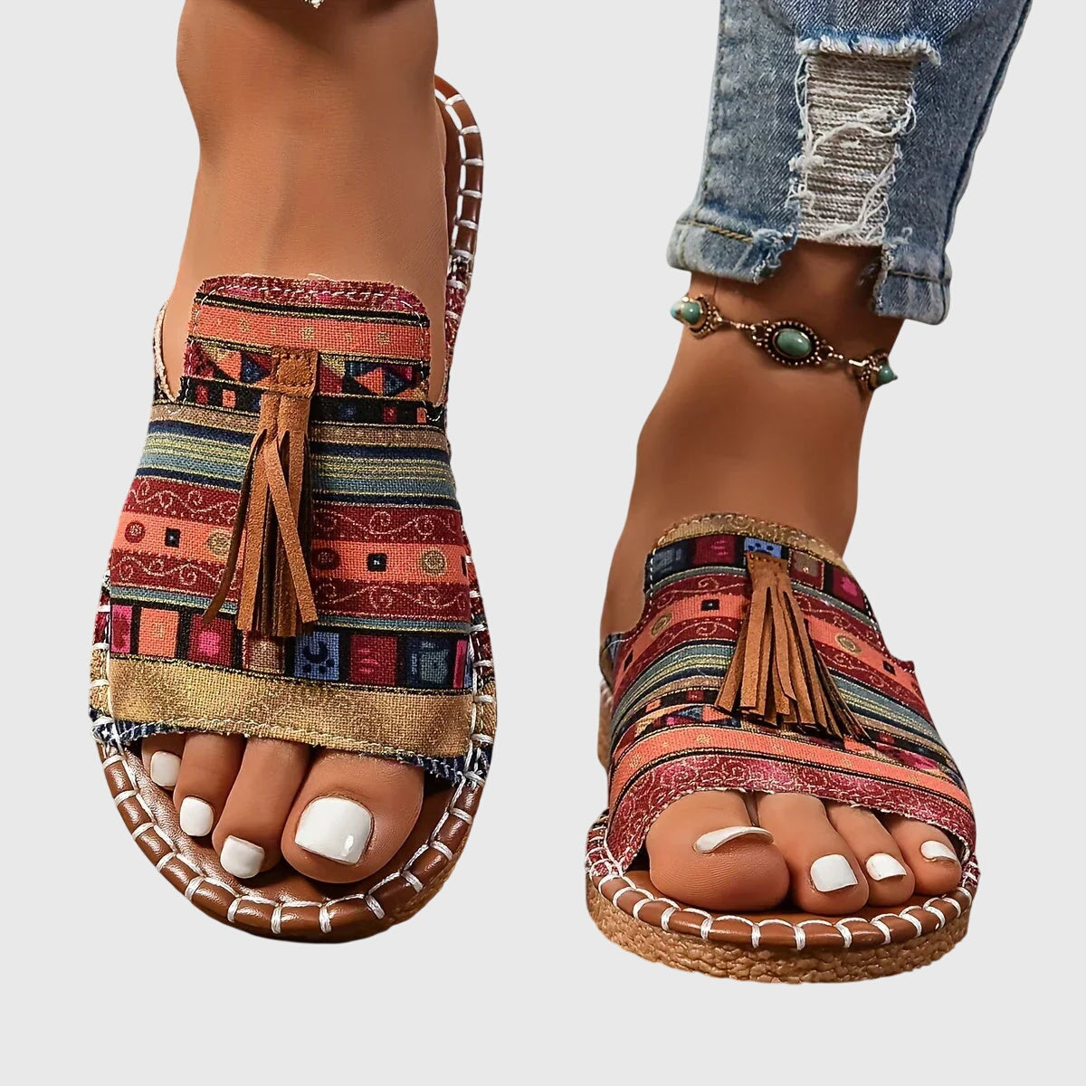 Lana – Ortopedske Boho Sandale