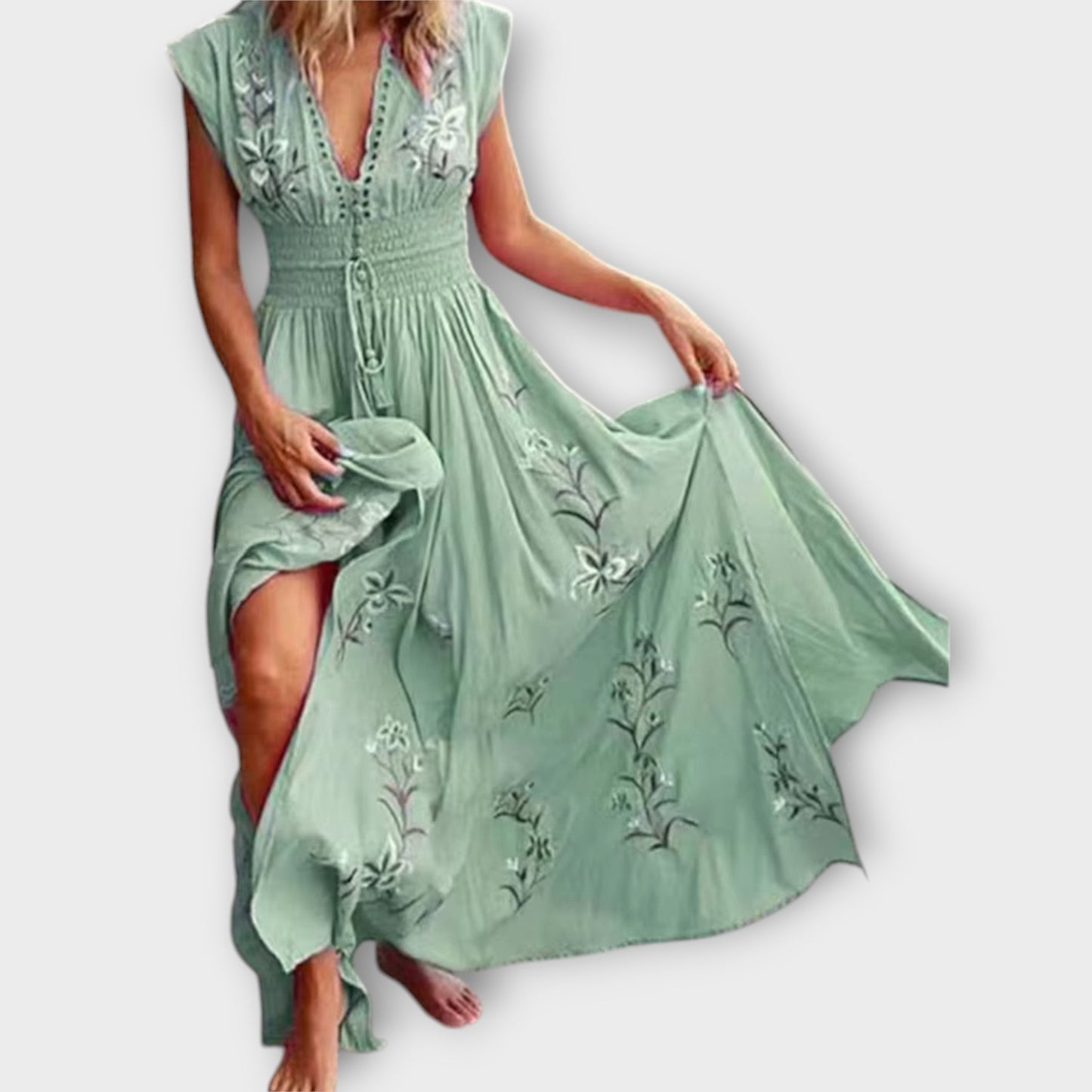 Felizia – boho haljina s očarljivo vezenino