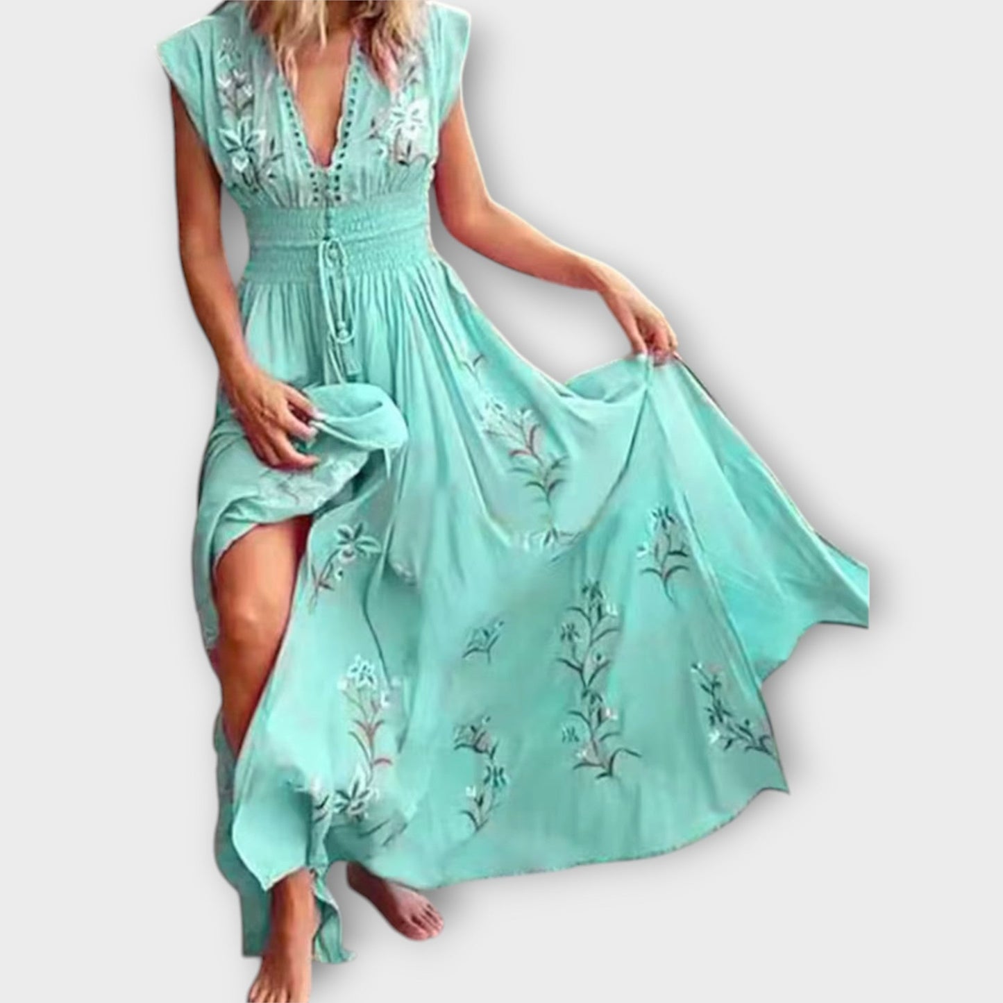 Felizia – boho haljina s očarljivo vezenino