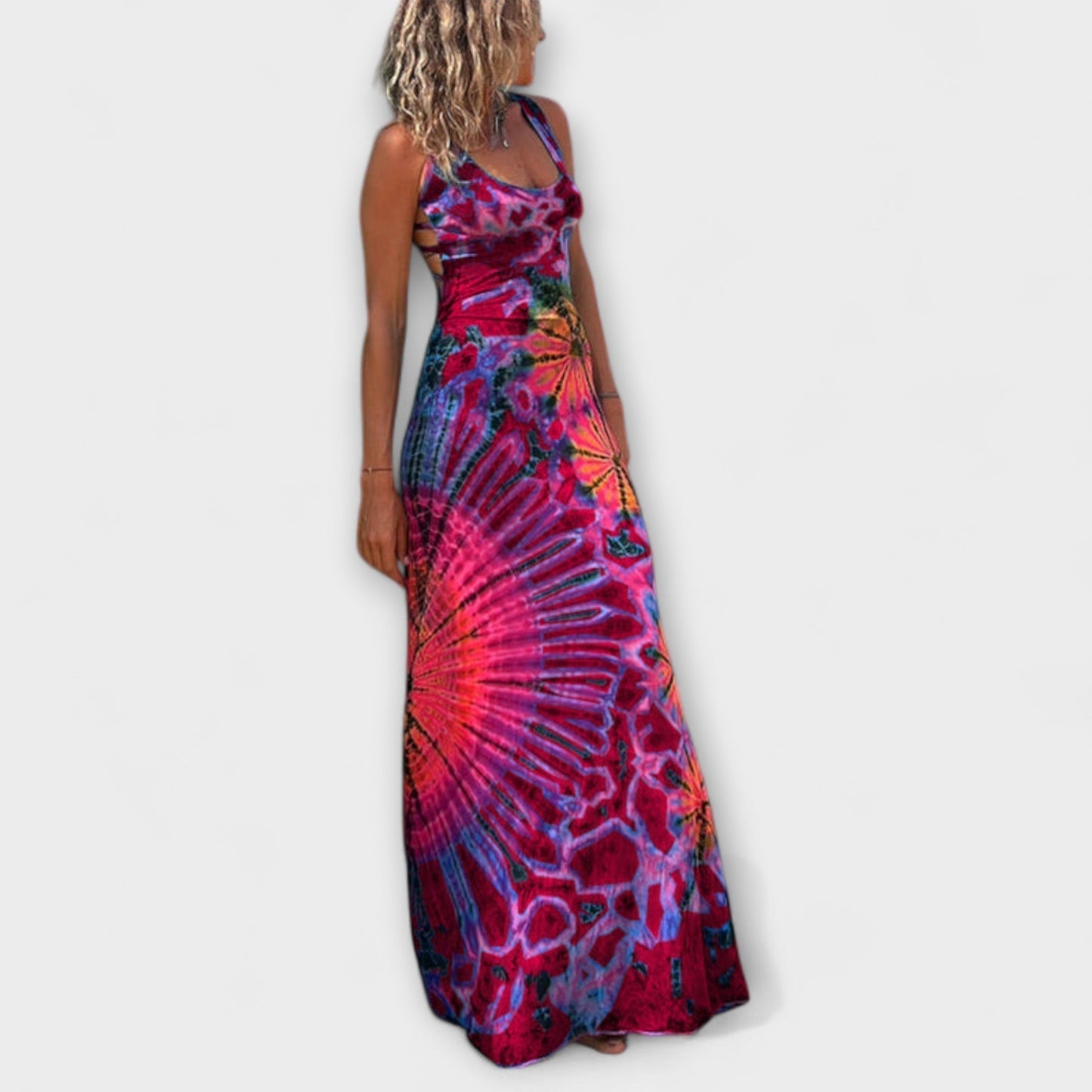 Ronja - La Bamba Tie-Dye Print maxi haljina