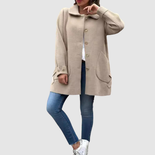 Martina - Klasičan oversized kaput s gumbima