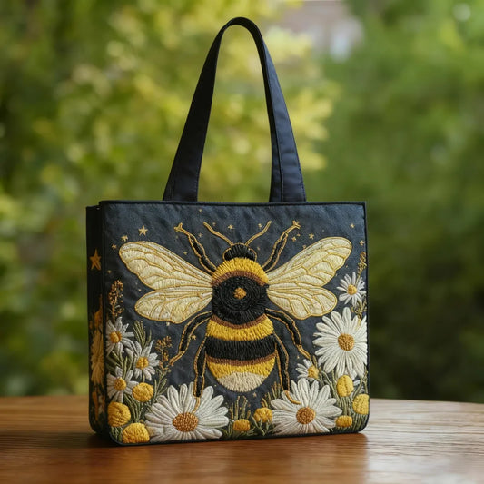 ručno izrađena torba Abeille s Tratinčicama i Zvezdami