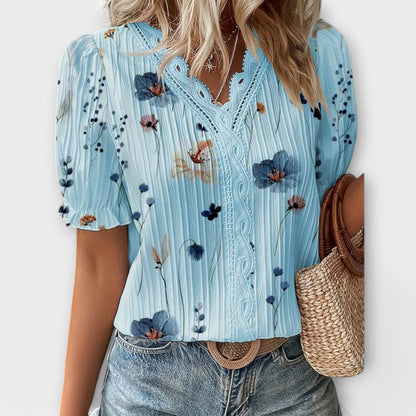 Emily - Moderna bluza s s U-izrezom