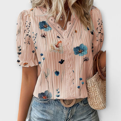 Emily - Moderna bluza s s U-izrezom