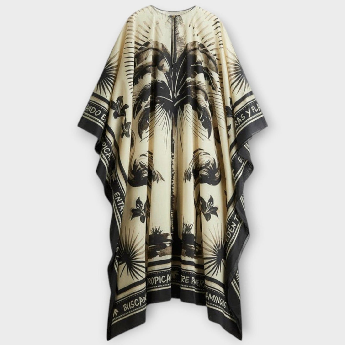 Melissa - Ekstra veliki kaftan s s uzorkom flaminga
