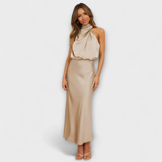Julija - maxi haljina s Halter Izrezom