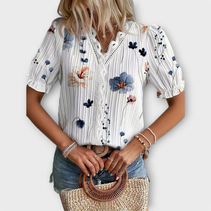 Emily - Moderna bluza s s U-izrezom