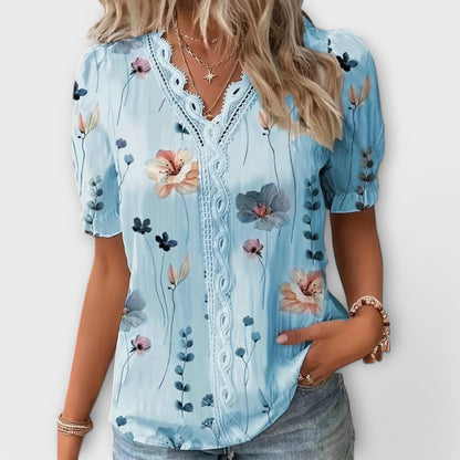 Emily - Moderna bluza s s U-izrezom