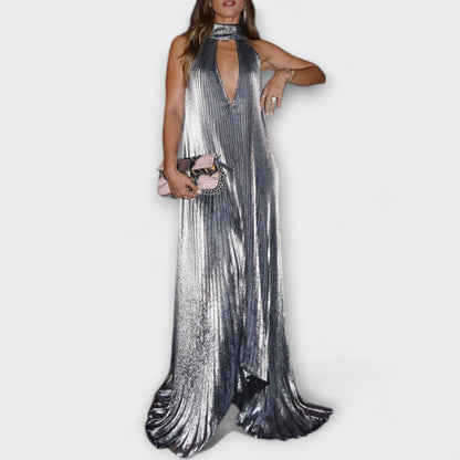 Calliope - Metalne plisirane maxi haljine