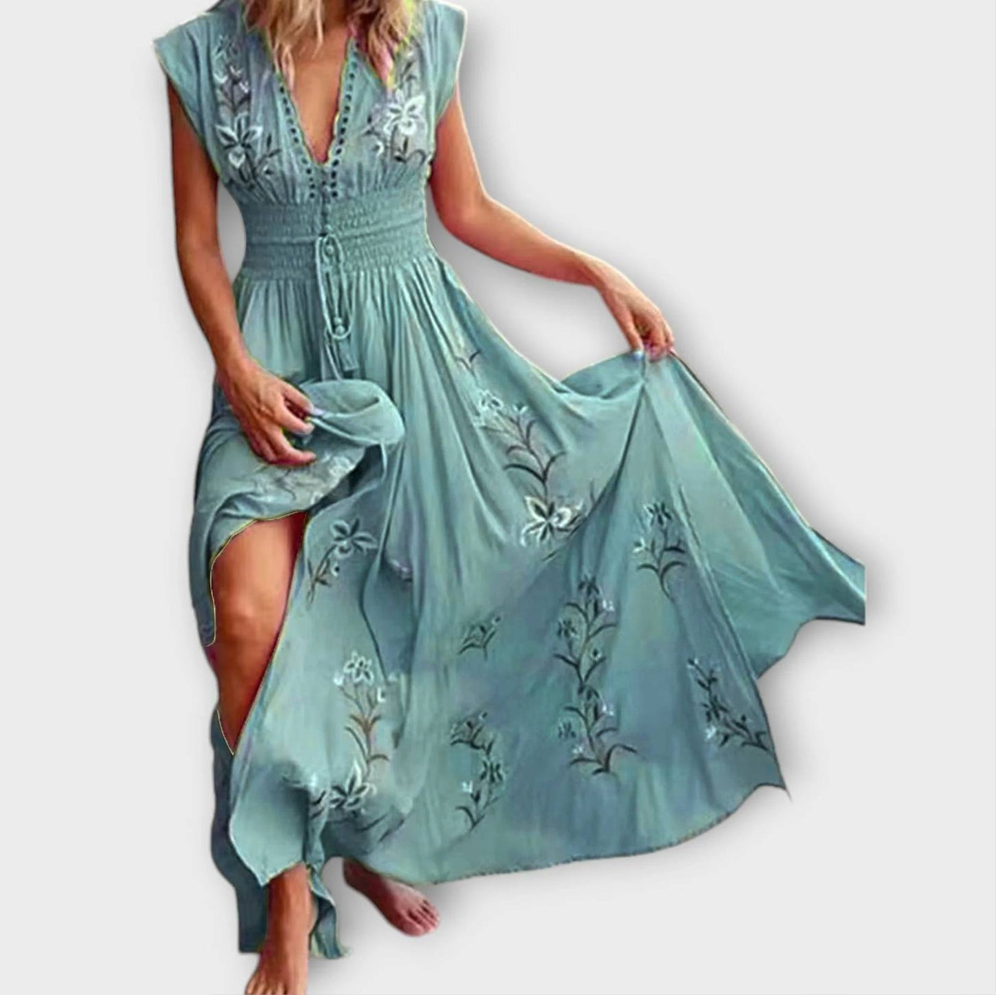 Felizia – boho haljina s očarljivo vezenino