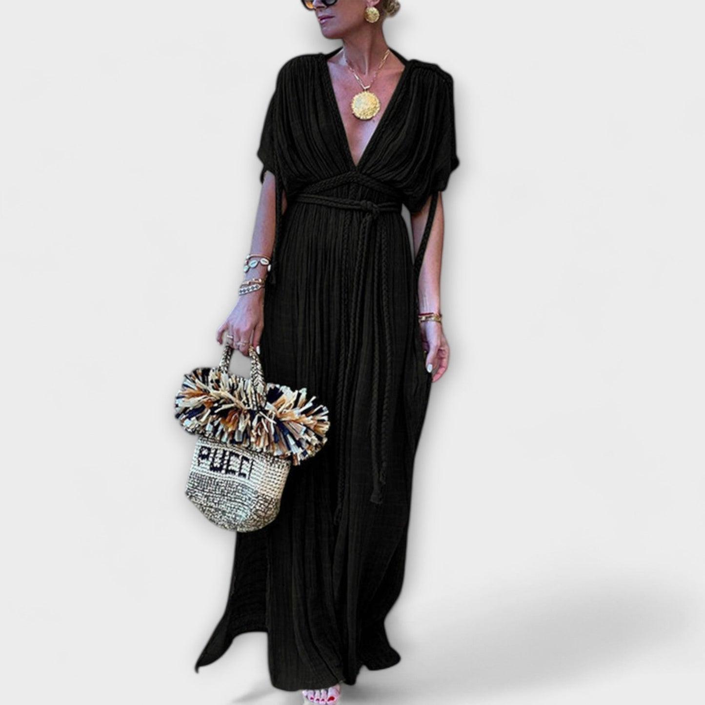 Iris - maxi haljina u Kimono Stilu