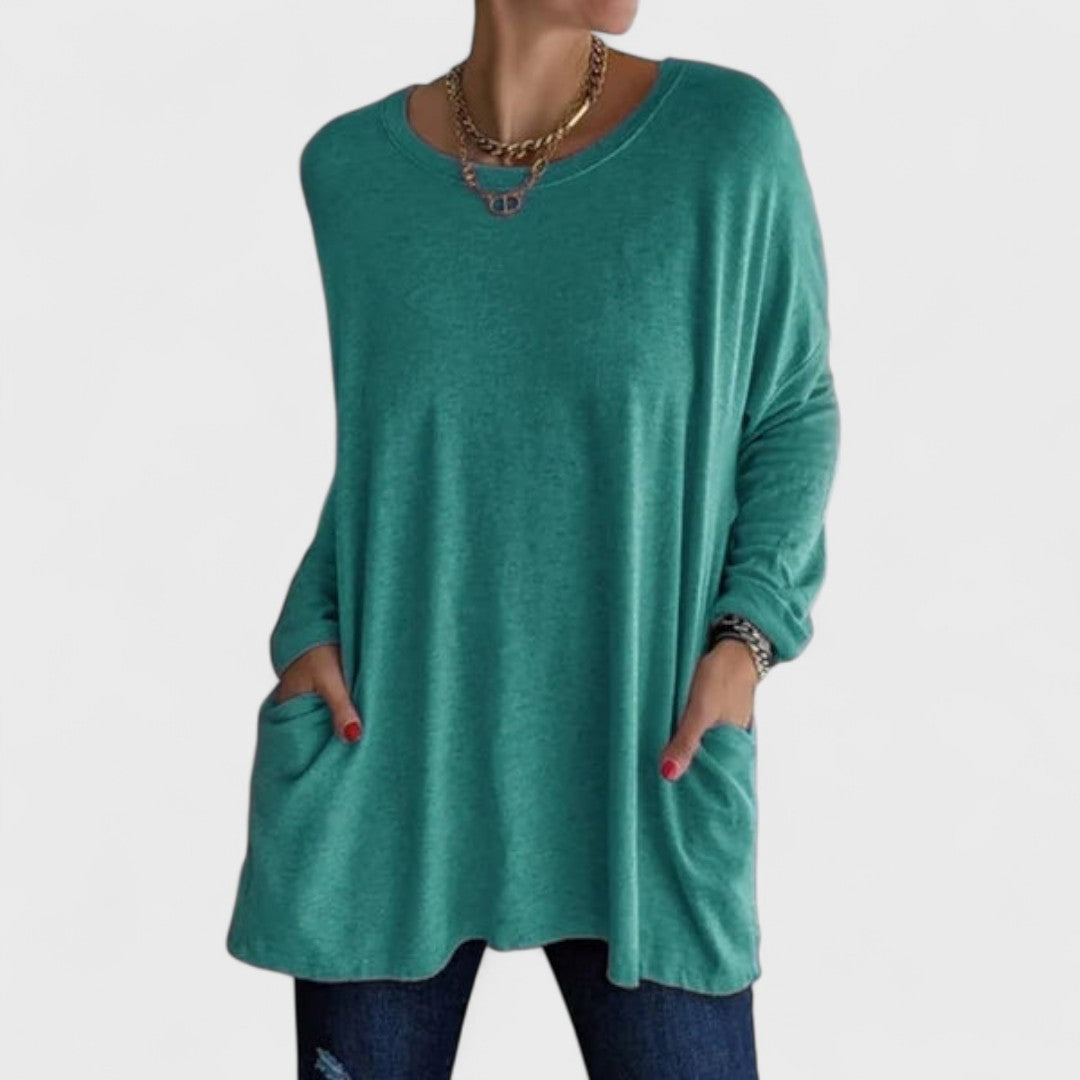 Moira – Ohlapen top s dugim rukavima