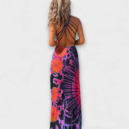 Ronja - La Bamba Tie-Dye Print maxi haljina