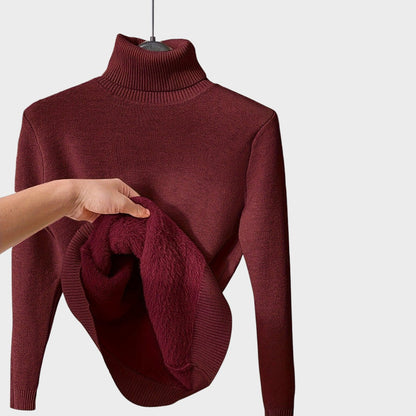 Kaja - Mekana Džemper s Turtleneck Ovratnikom