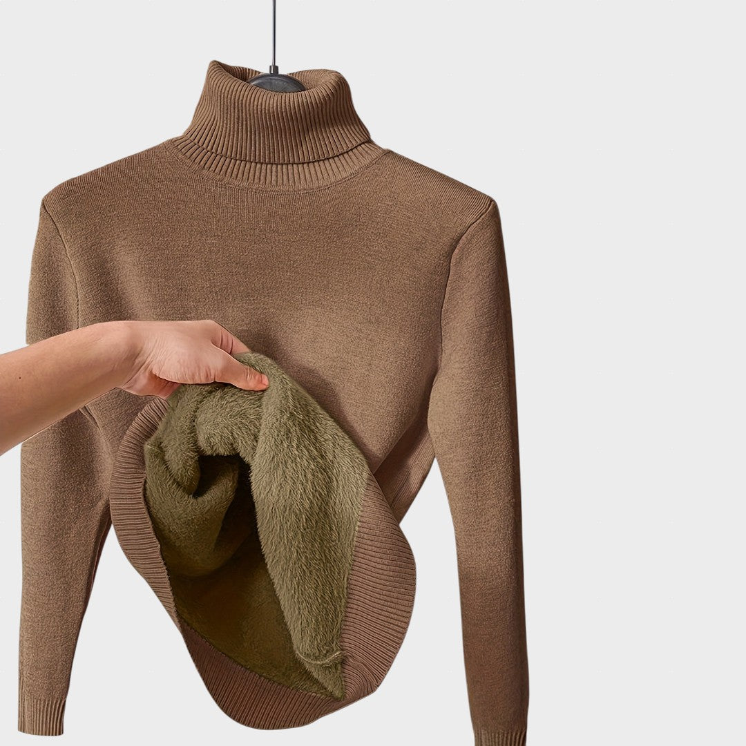 Kaja - Mekana Džemper s Turtleneck Ovratnikom