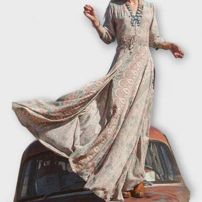 Mila - Udobna Boho maxi haljina