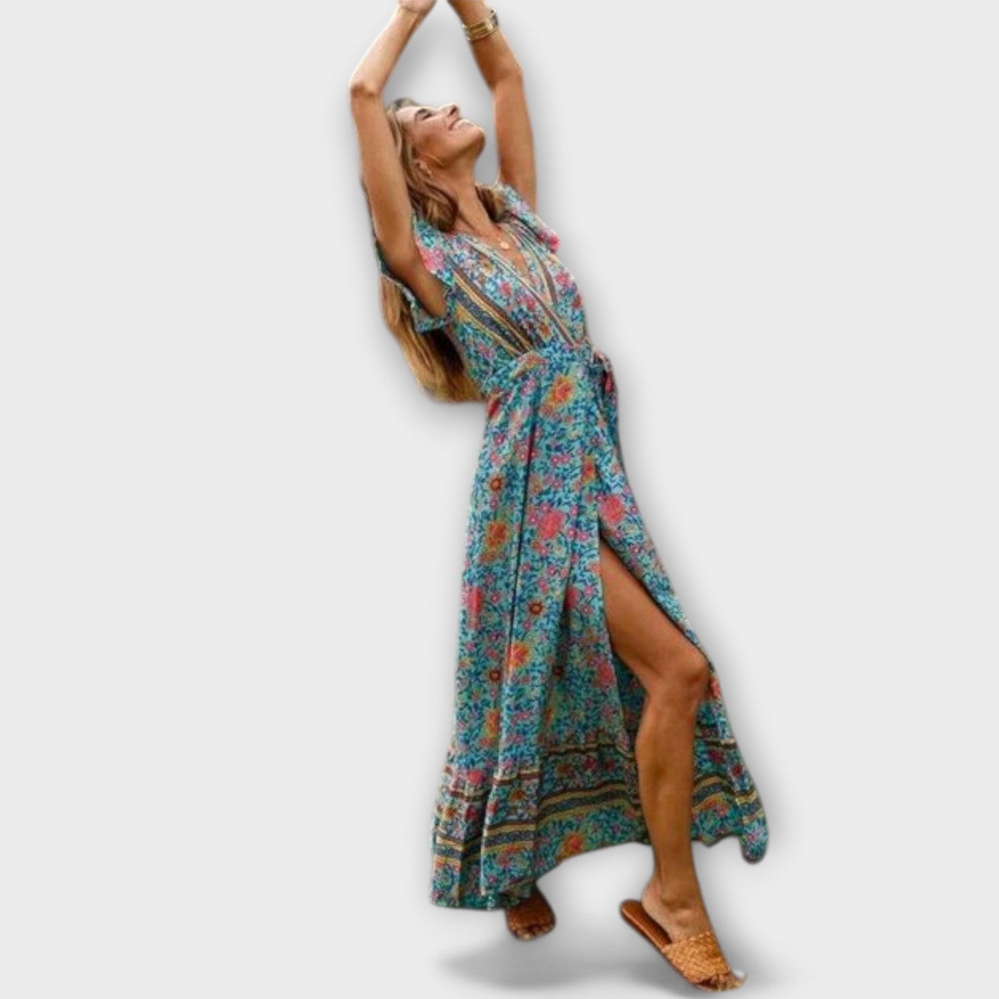Tina - Klasična Boho maxi haljina