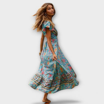 Tina - Klasična Boho maxi haljina