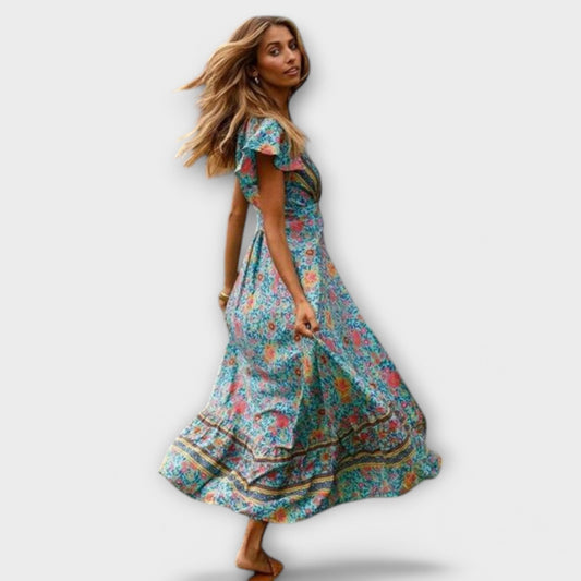 Tina - Klasična Boho maxi haljina