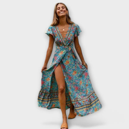 Tina - Klasična Boho maxi haljina
