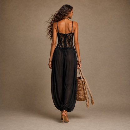 Zara – Čipkasti Kombinezon