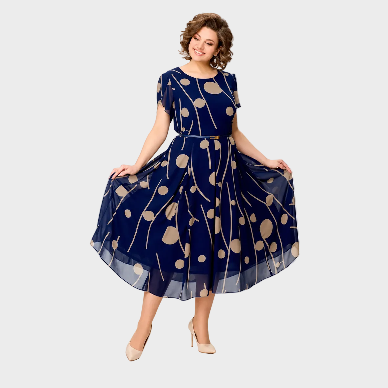 Monika – Elegantna midi haljina
