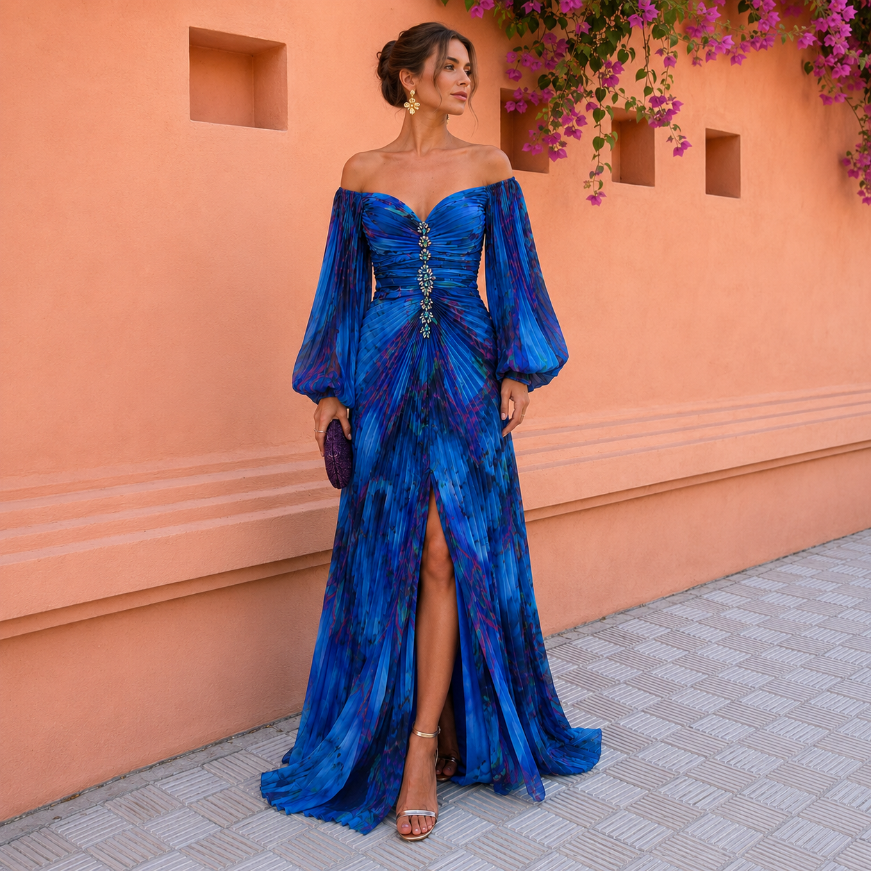 Viktorija – Elegantna Plisirana Haljina