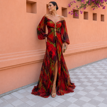 Viktorija – Elegantna Plisirana Haljina