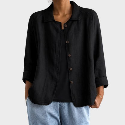 Ajda – Elegantna Lanena Jakna