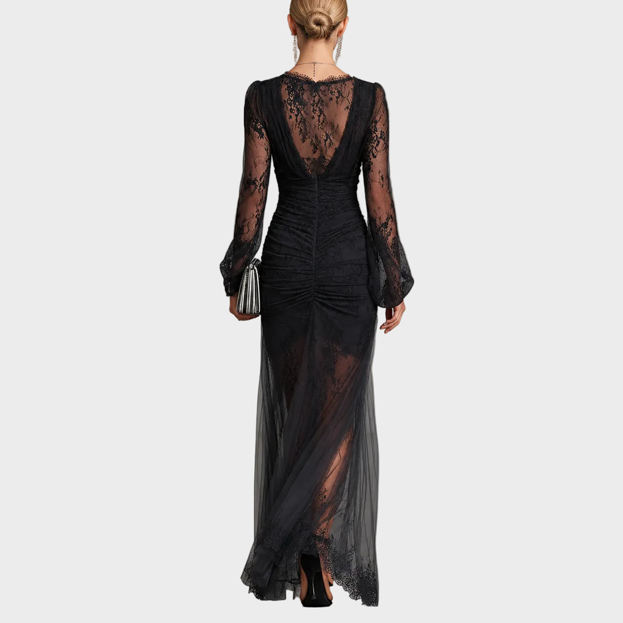 Valerija – Elegantna Čipkasta večernja haljina