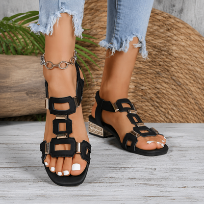 Lara – ortopedske sandale s elegantnom petom