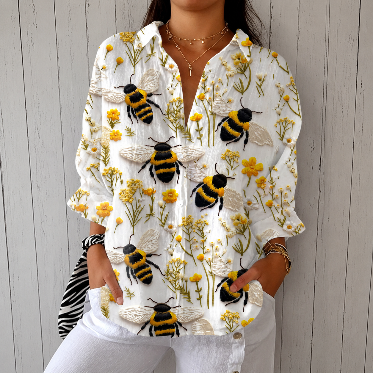 Ana – Lagana Bluza S jedinstvenim uzorkom